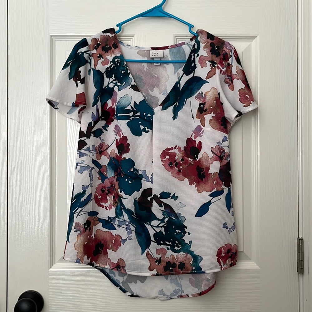 Floral Work Shirt
